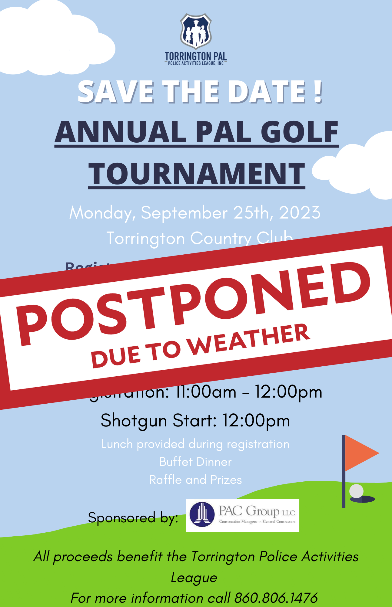 postponed golf tournament